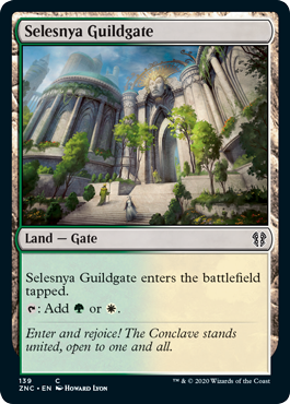 Selesnya Guildgate (Commander 2020 Zendikar Rising) Light Play