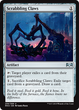 Scrabbling Claws (Ravnica Allegiance) Light Play