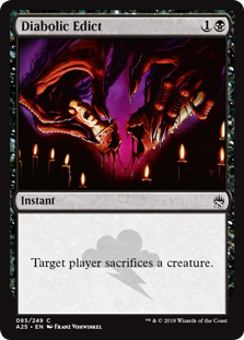 Diabolic Edict (Masters 25) Light Play