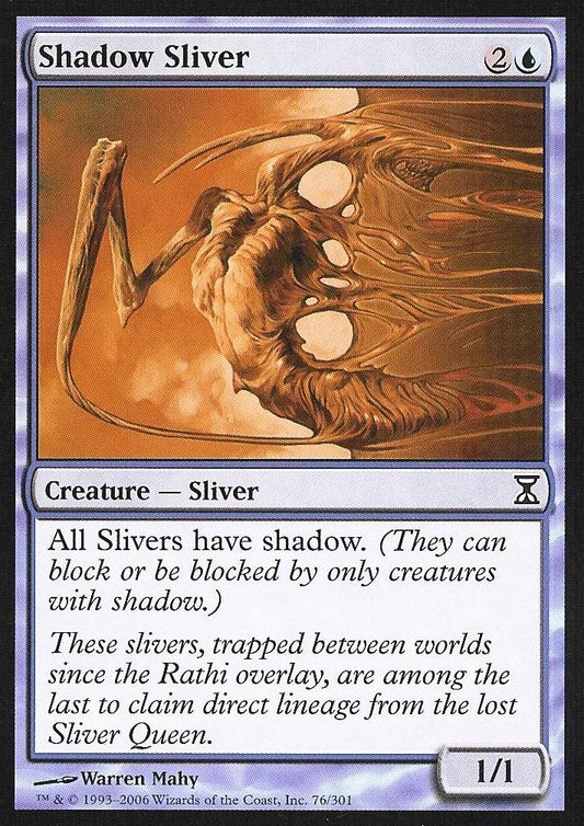 Shadow Sliver (Time Spiral) Light Play