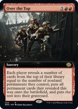 Over the Top (Extended Art) (The Brothers' War) Light Play