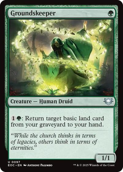 Groundskeeper (Commander: Edge of Eternities) Light Play