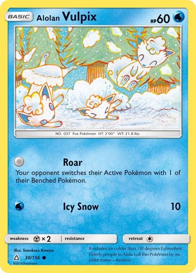 Alolan Vulpix (SM - Ultra Prism) Damaged / Poor