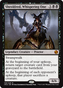 Sheoldred, Whispering One (Iconic Masters) Light Play