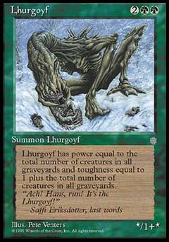 Lhurgoyf (Ice Age) Light Play