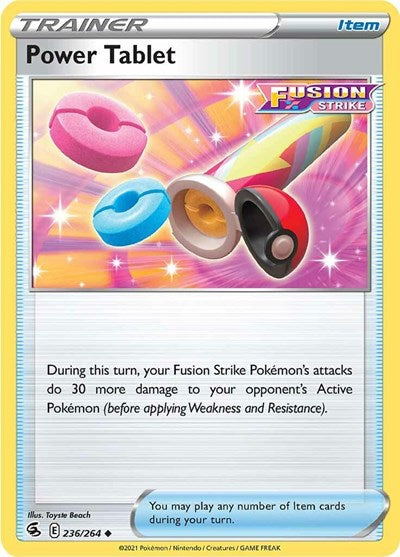 Power Tablet (SWSH08: Fusion Strike) Light Play