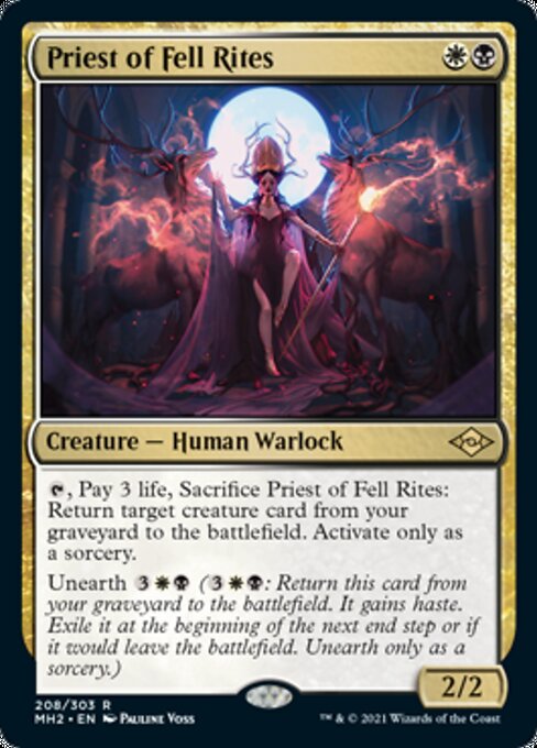 Priest of Fell Rites (Modern Horizons 2) Light Play