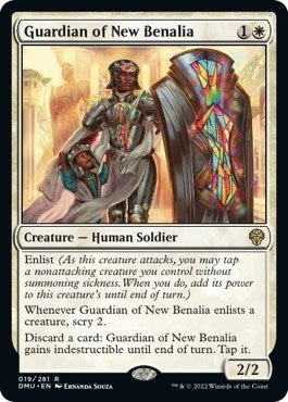 Guardian of New Benalia (Dominaria United) Light Play