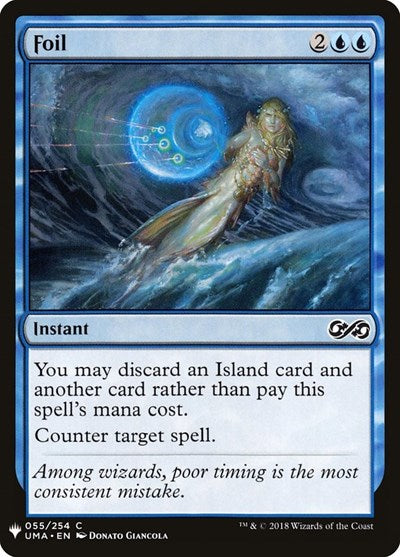 Foil (Mystery Booster) Light Play