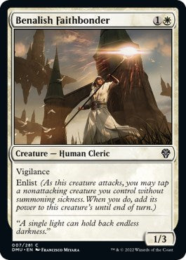 Benalish Faithbonder (Dominaria United) Light Play