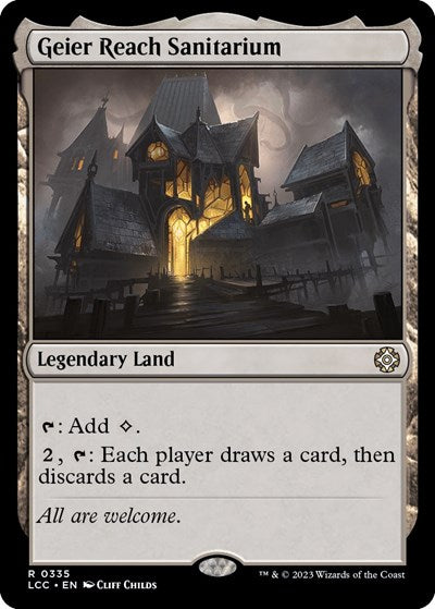 Geier Reach Sanitarium (Commander: The Lost Caverns of Ixalan) Light Play