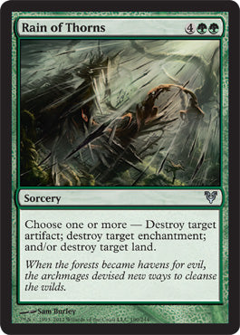 Rain of Thorns (Avacyn Restored) Light Play