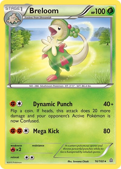 Breloom (XY - Primal Clash) Light Play