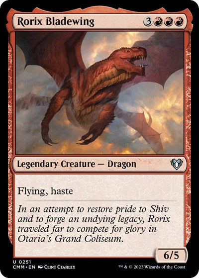 Rorix Bladewing (Commander Masters) Light Play