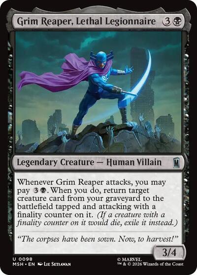 Grim Reaper, Lethal Legionnaire (Marvel Super Heroes) Light Play