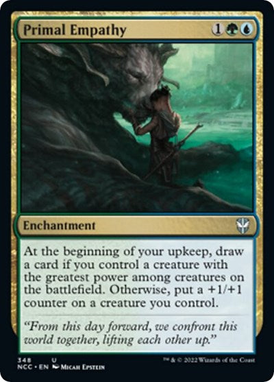 Primal Empathy (Commander: Streets of New Capenna) Light Play