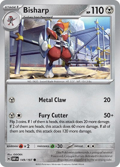 Bisharp (Scarlet and  Violet: Obsidian Flames) Light Play