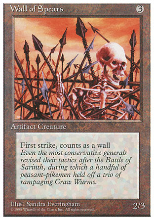 Wall of Spears (4th Edition) Light Play
