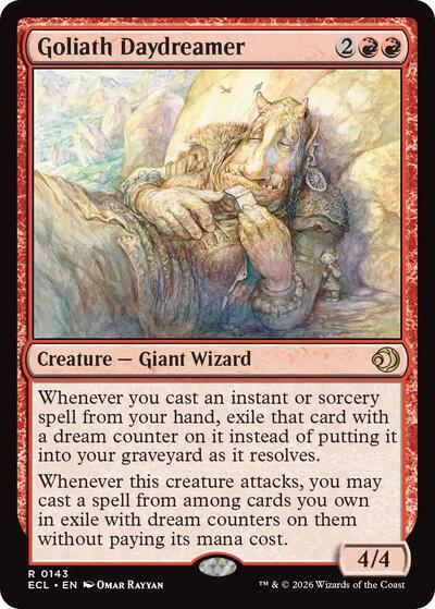 Goliath Daydreamer (Lorwyn Eclipsed) Light Play