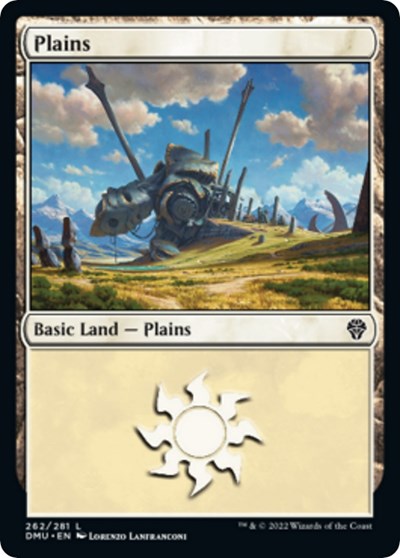 Plains (262) (Dominaria United) Light Play