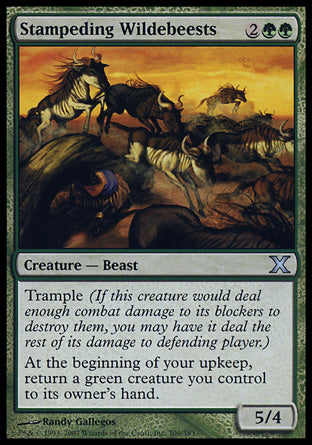 Stampeding Wildebeests (10th Edition) Light Play