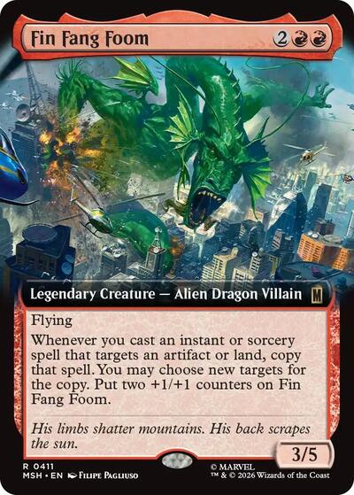 Fin Fang Foom (Extended Art) (Marvel Super Heroes) Light Play