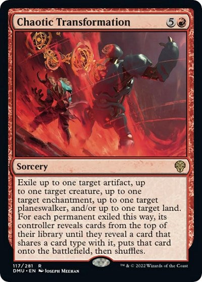 Chaotic Transformation (Dominaria United) Light Play Foil