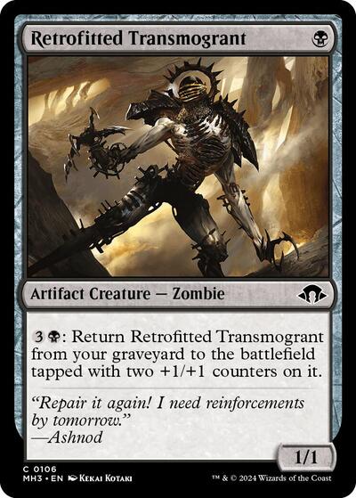 Retrofitted Transmogrant (Modern Horizons 3) Light Play