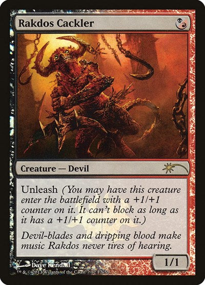 Rakdos Cackler (Promos: FNM) Light Play Foil