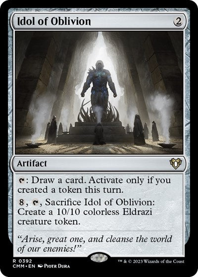 Idol of Oblivion (Commander Masters) Light Play