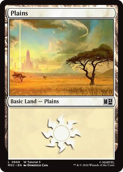 Plains (0868) (Commander: Marvel Super Heroes) Light Play