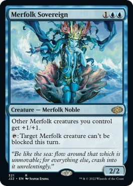 Merfolk Sovereign (Jumpstart 2022) Light Play