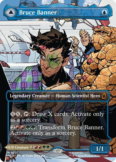 Bruce Banner(Borderless) (0331) (Marvel Super Heroes) Light Play