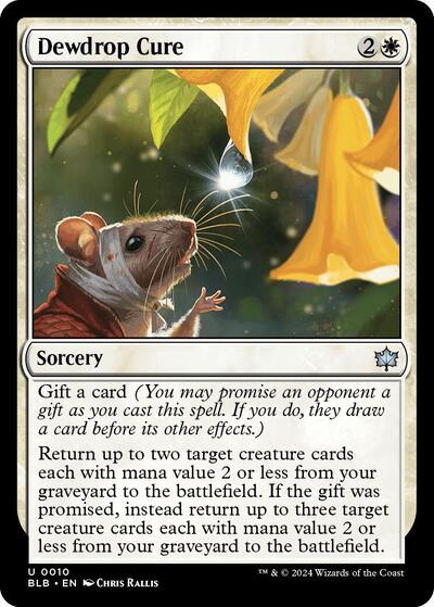 Dewdrop Cure (Bloomburrow) Light Play
