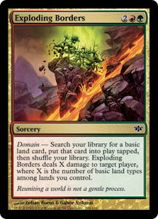Exploding Borders (Conflux) Medium Play
