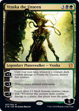 Vraska the Unseen (Commander 2019) Light Play
