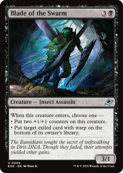 Blade of the Swarm (Edge of Eternities) Light Play Foil