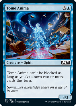 Tome Anima (Magic 2021 Core Set) Light Play