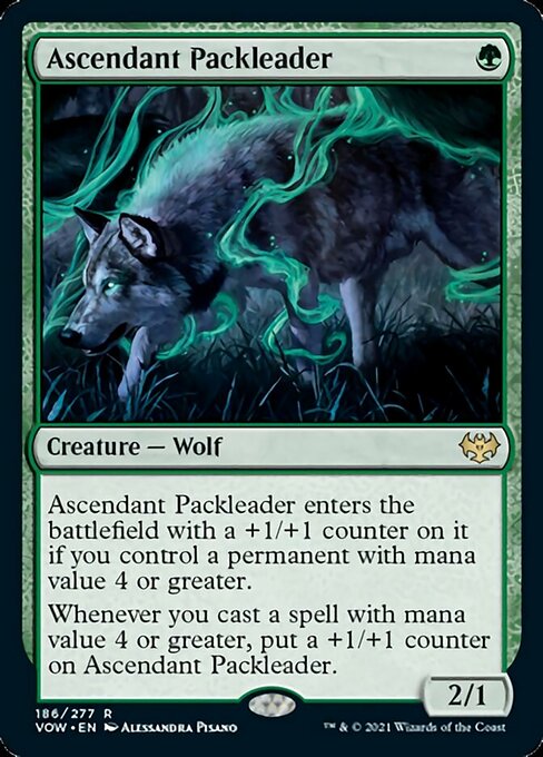 Ascendant Packleader (Innistrad: Crimson Vow) Light Play