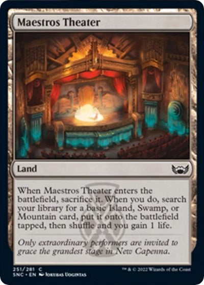 Maestros Theater (Streets of New Capenna) Light Play Foil