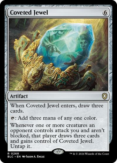Coveted Jewel (Commander: Bloomburrow) Light Play