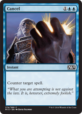Cancel (Magic 2015 Core Set) Light Play