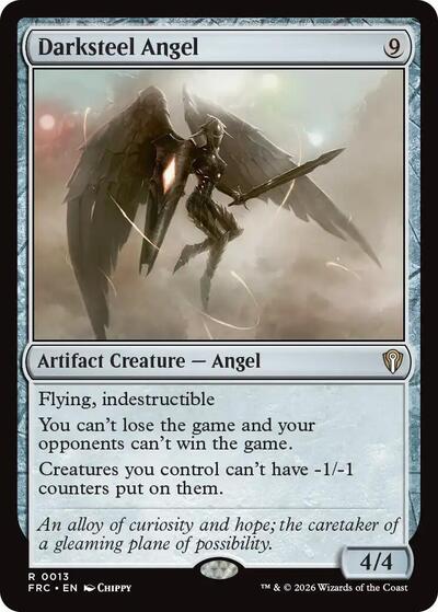 Darksteel Angel (Commander: Reality Fracture) Light Play