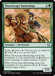 Thornscape Battlemage (Modern Masters 2017) Light Play