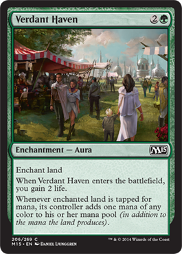 Verdant Haven (Magic 2015 Core Set) Light Play