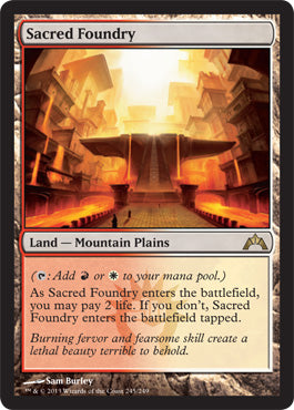 Sacred Foundry (Gatecrash) Light Play
