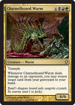 Charnelhoard Wurm (Commander 2013 Edition) Light Play