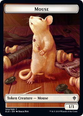 Mouse Token (Throne of Eldraine) Light Play