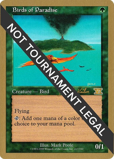 Birds of Paradise - 2000 Janosch Kuhn (6ED) (World Championship Decks) Medium Play