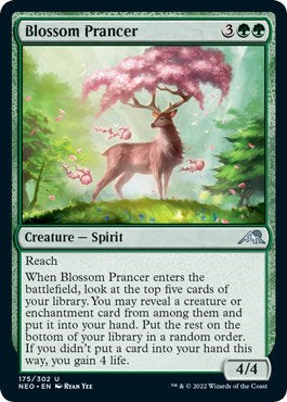 Blossom Prancer (Kamigawa: Neon Dynasty) Light Play